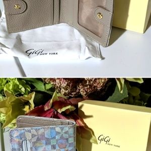 ISO ONLY Gigi Kaleidoscope Print Calfskin Wallet